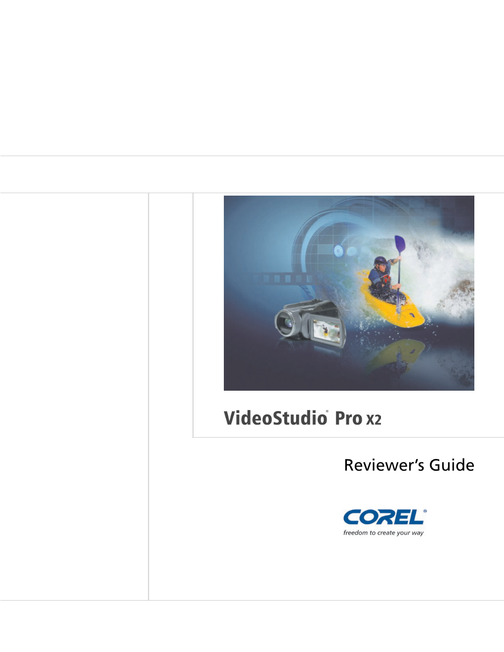 Corel Videostudio Pro X2 Reviewer's Guide