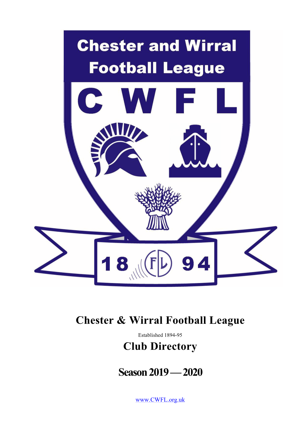 Chester & Wirral Football League Club Directory Season 2019 — 2020