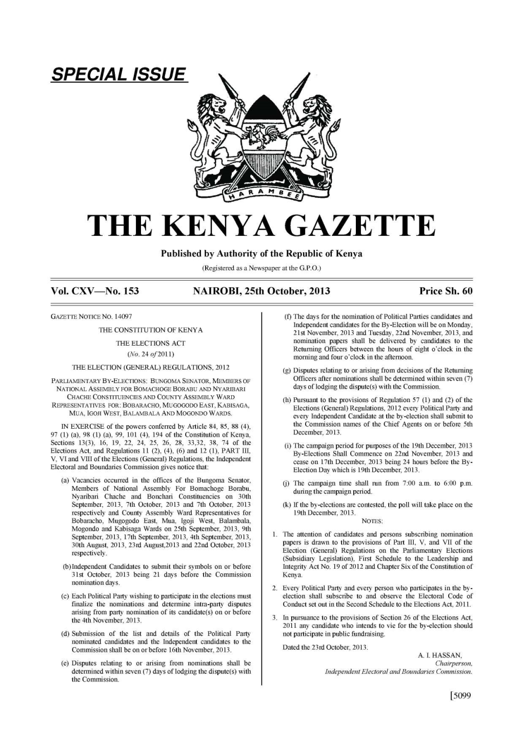 The Kenya Gazette