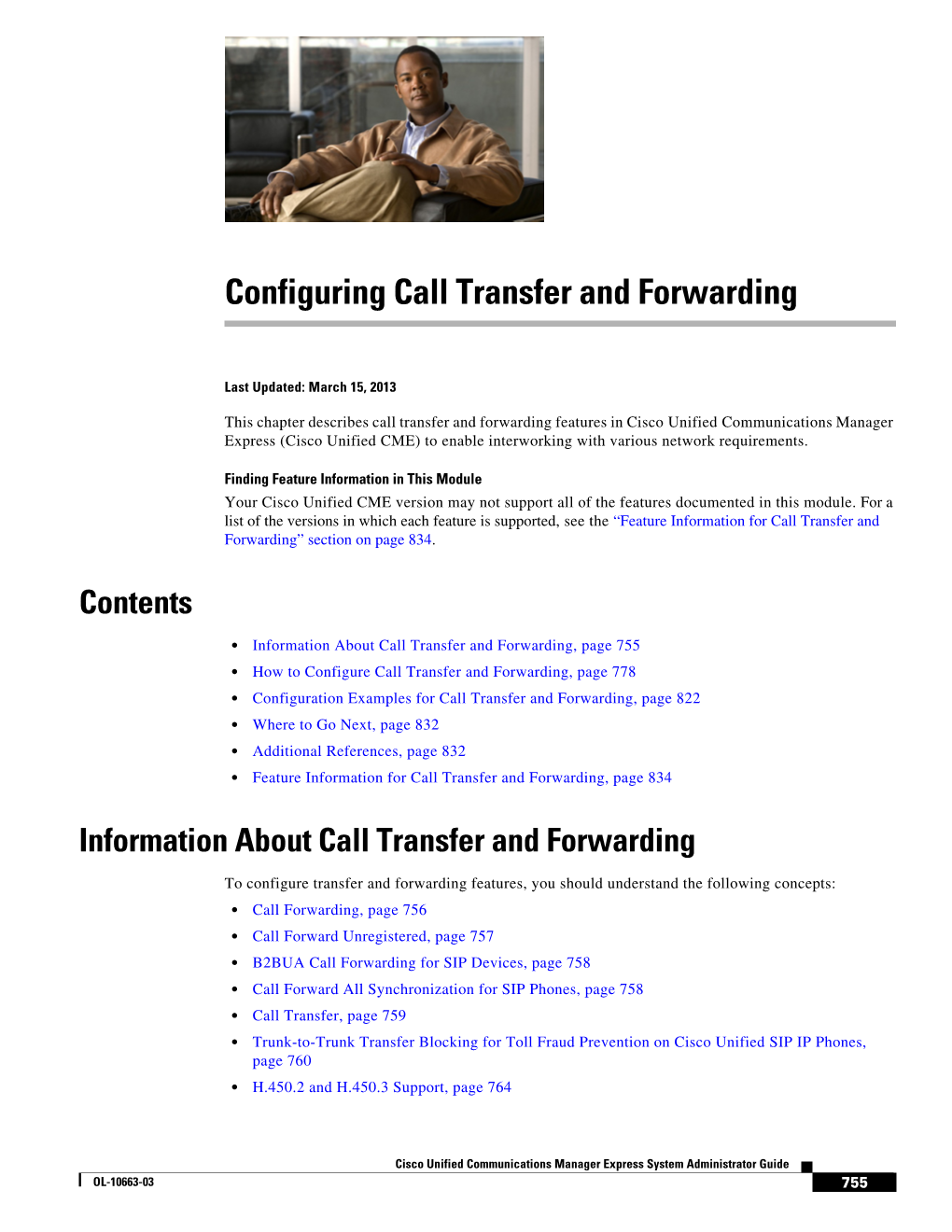 Configuring Call Transfer and Forwarding