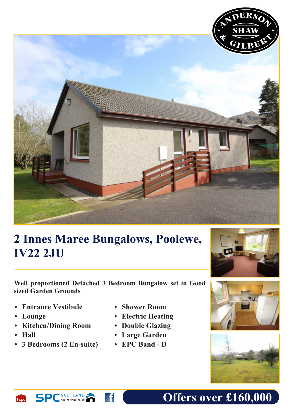 Offers Over £160,000 2 Innes Maree Bungalows, Poolewe, IV22