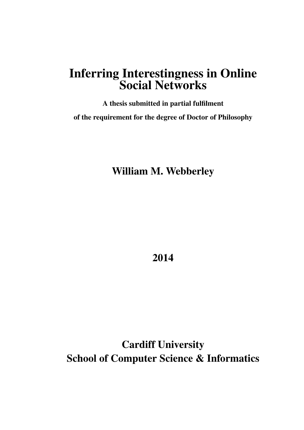 Inferring Interestingness in Online Social Networks