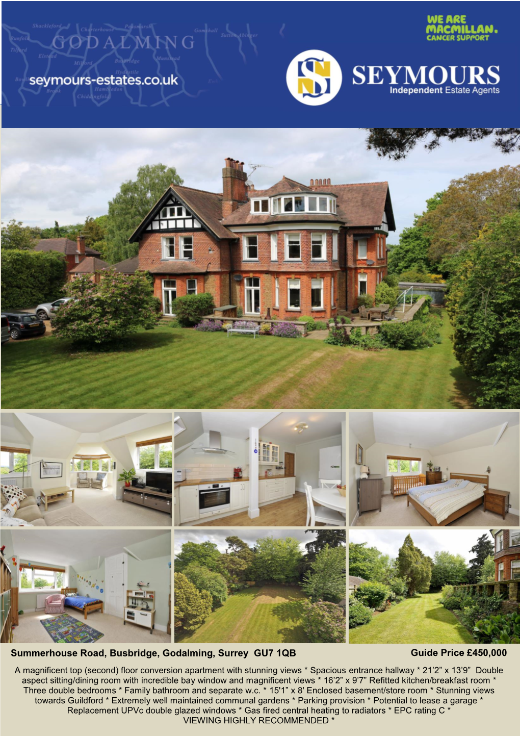 Summerhouse Road, Busbridge, Godalming, Surrey GU7 1QB Guide Price £450,000