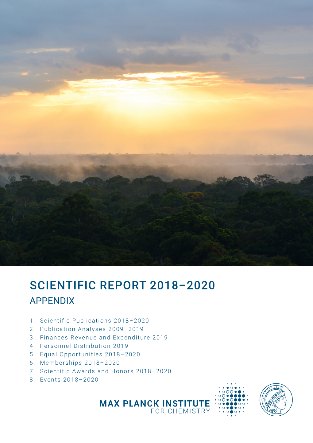 Scientific Report 2018–2020 Appendix