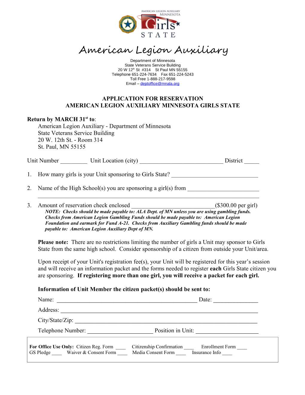 American Legion Auxiliary s3