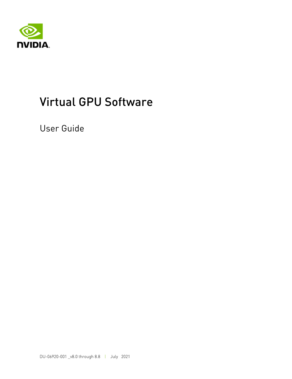 Virtual GPU Software