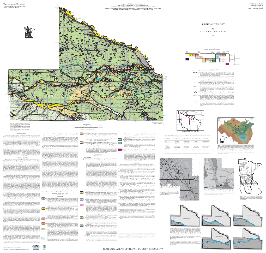 Geologic Atlas of Brown County, Minnesota