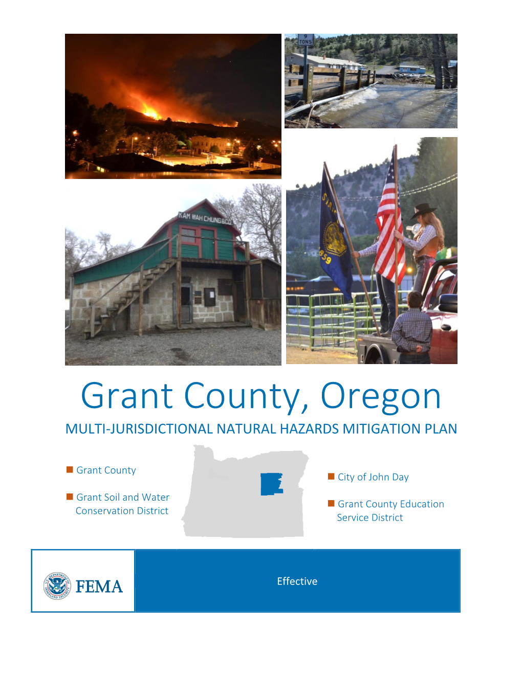 Grant County, Oregon MULTI-JURISDICTIONAL NATURAL HAZARDS MITIGATION PLAN