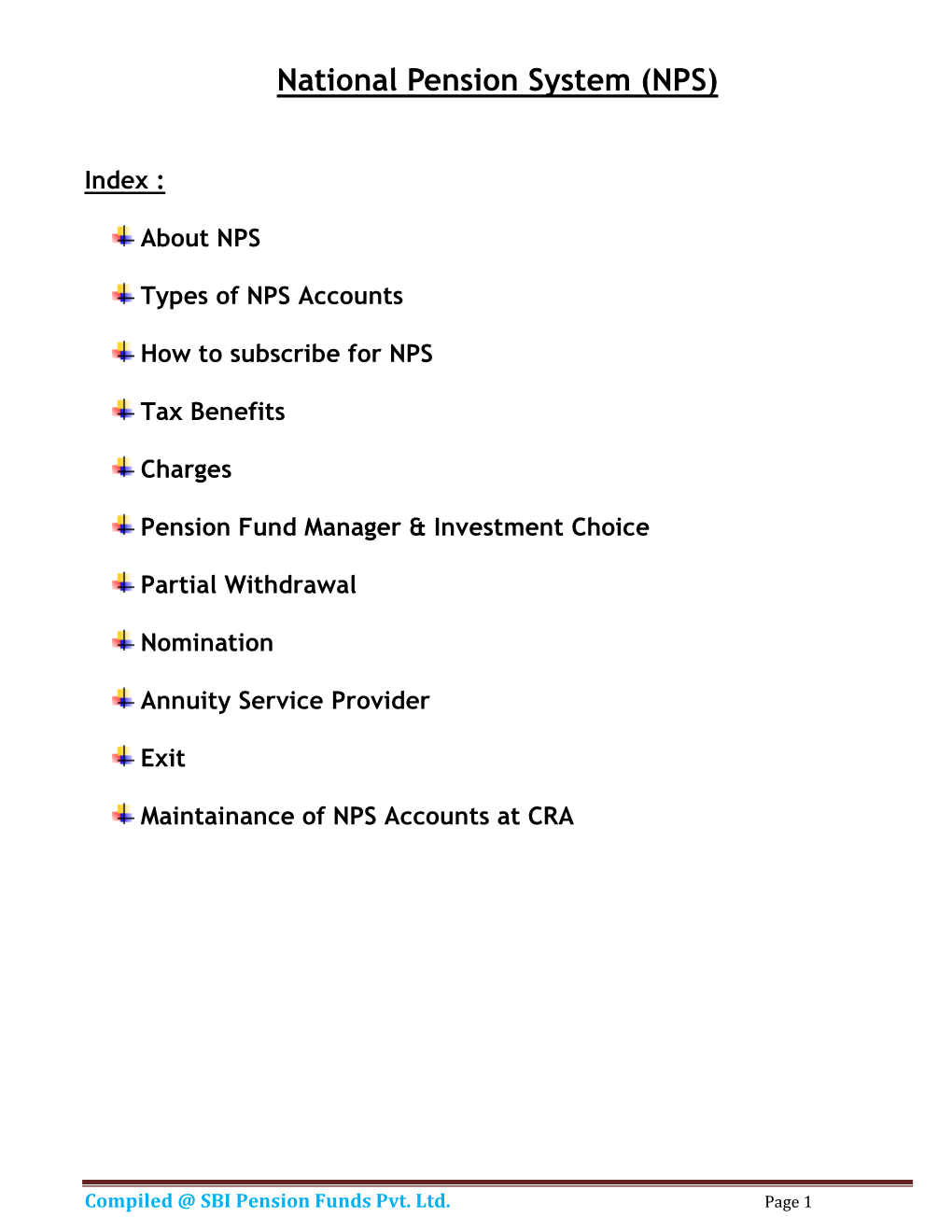 National Pension System (NPS)