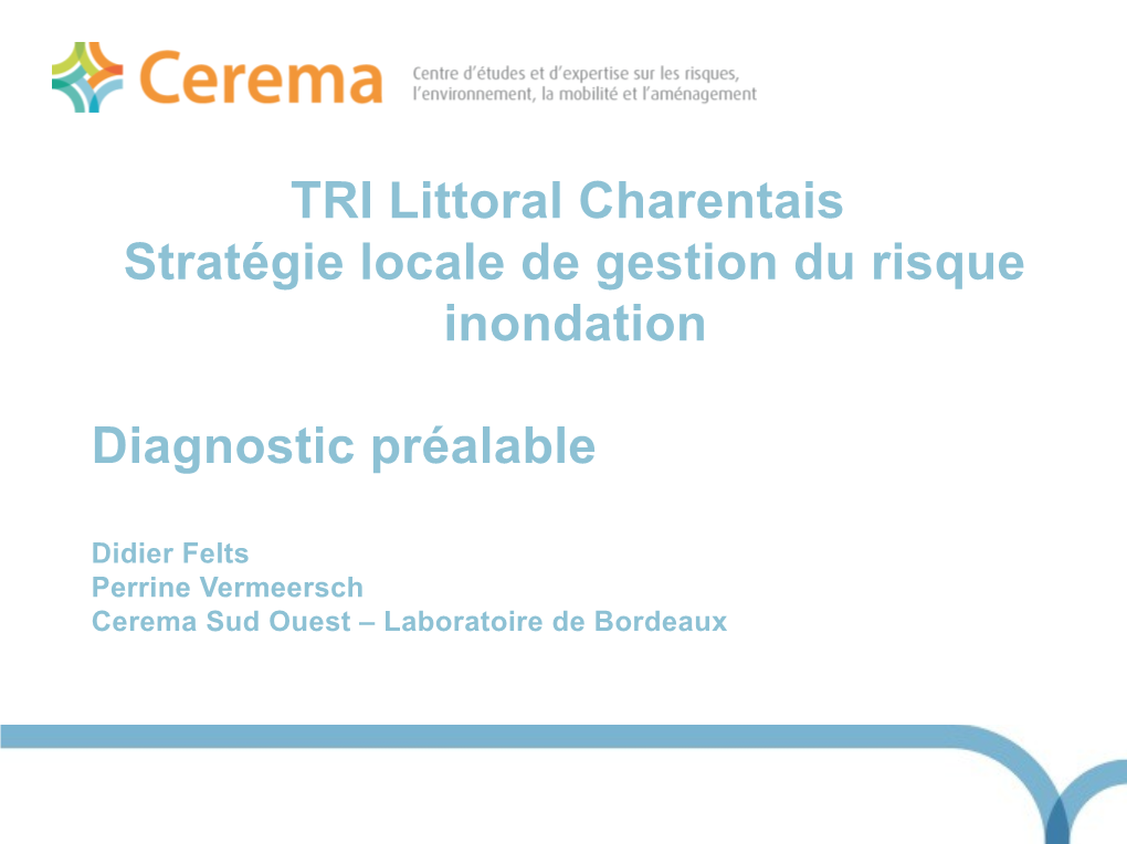 TRI Littoral Charentais Stratégie Locale De Gestion Du Risque Inondation