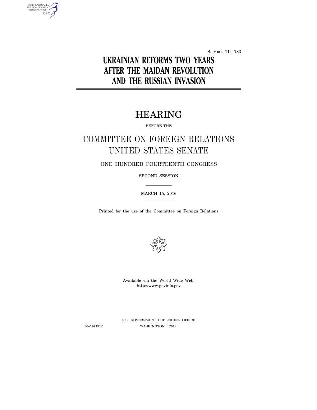 Ukrainian Reforms Two Years After the Maidan Revolution and the Russian Invasion