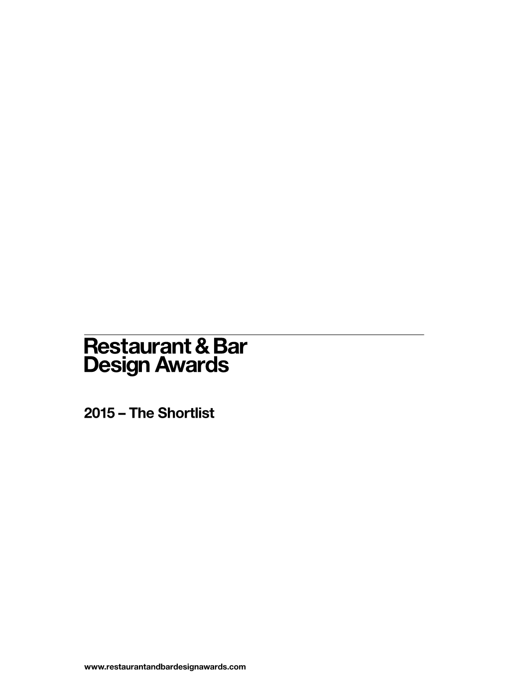 2015 – the Shortlist