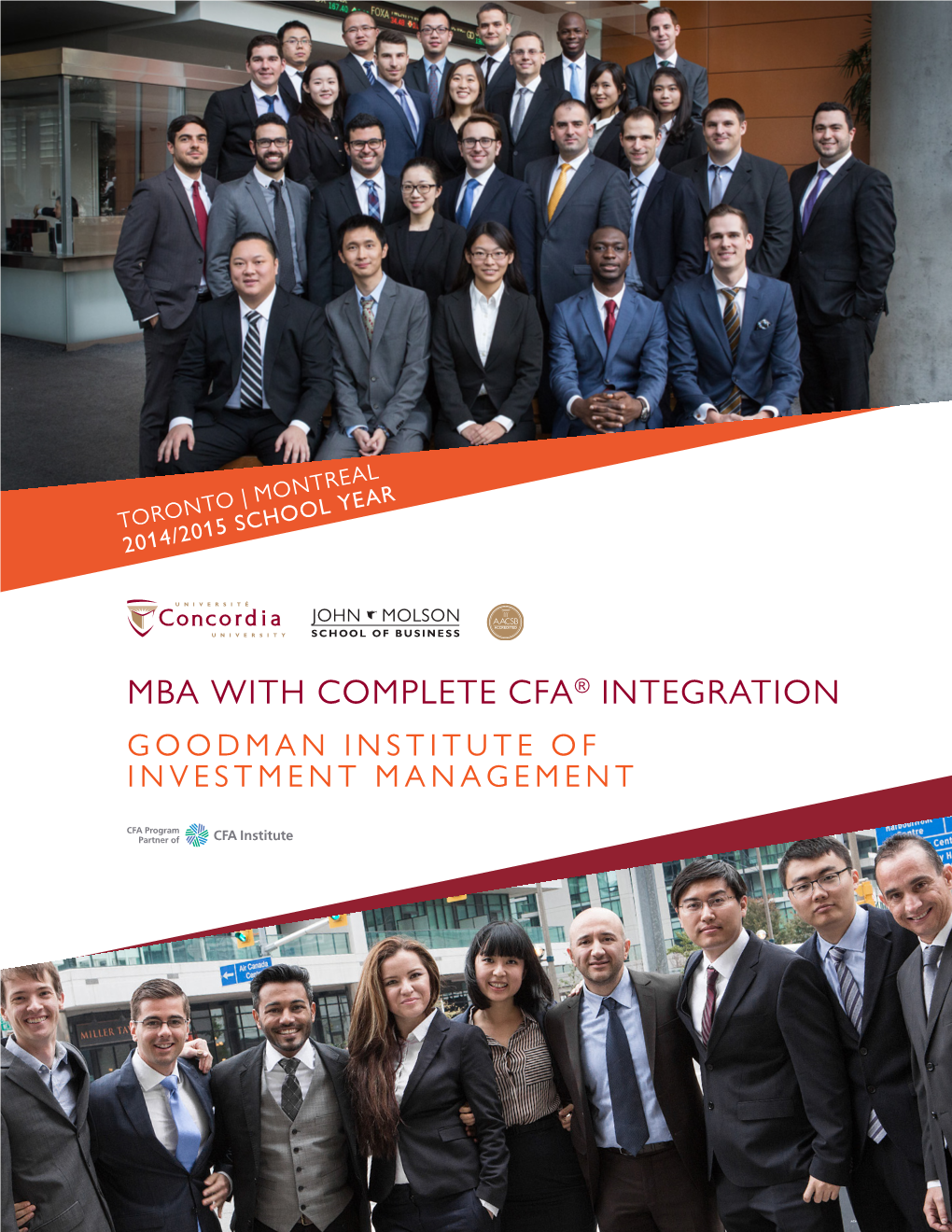 Mba with Complete Cfa® Integration Goodman Institute of Investment Management