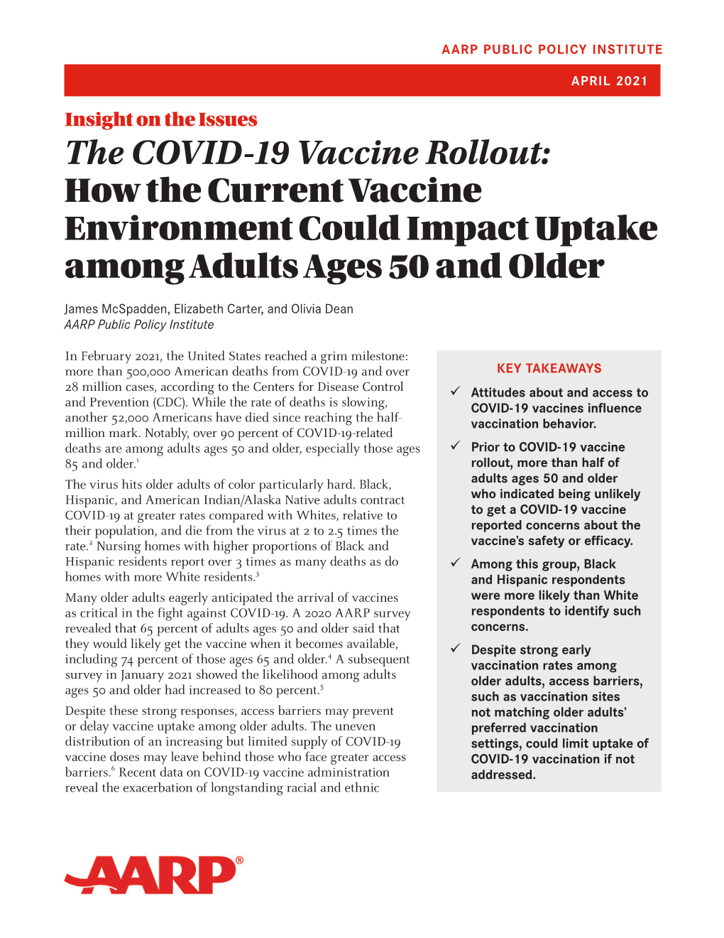 How the Current Vaccine Environment Could Impact Uptake Among Adults Ages 50 and Older