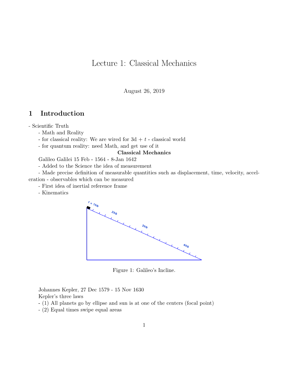 Classical Mechanics