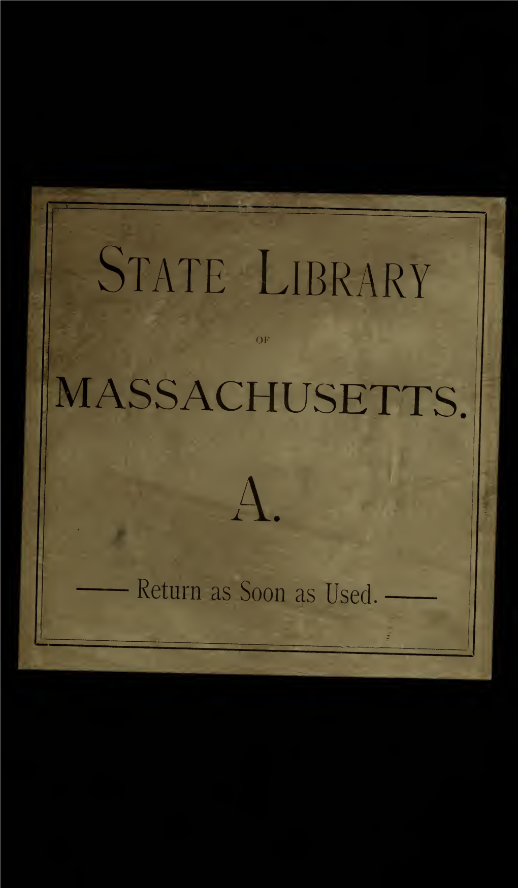 Twenty Sixth Massachusetts Life Insurance Report, 1881