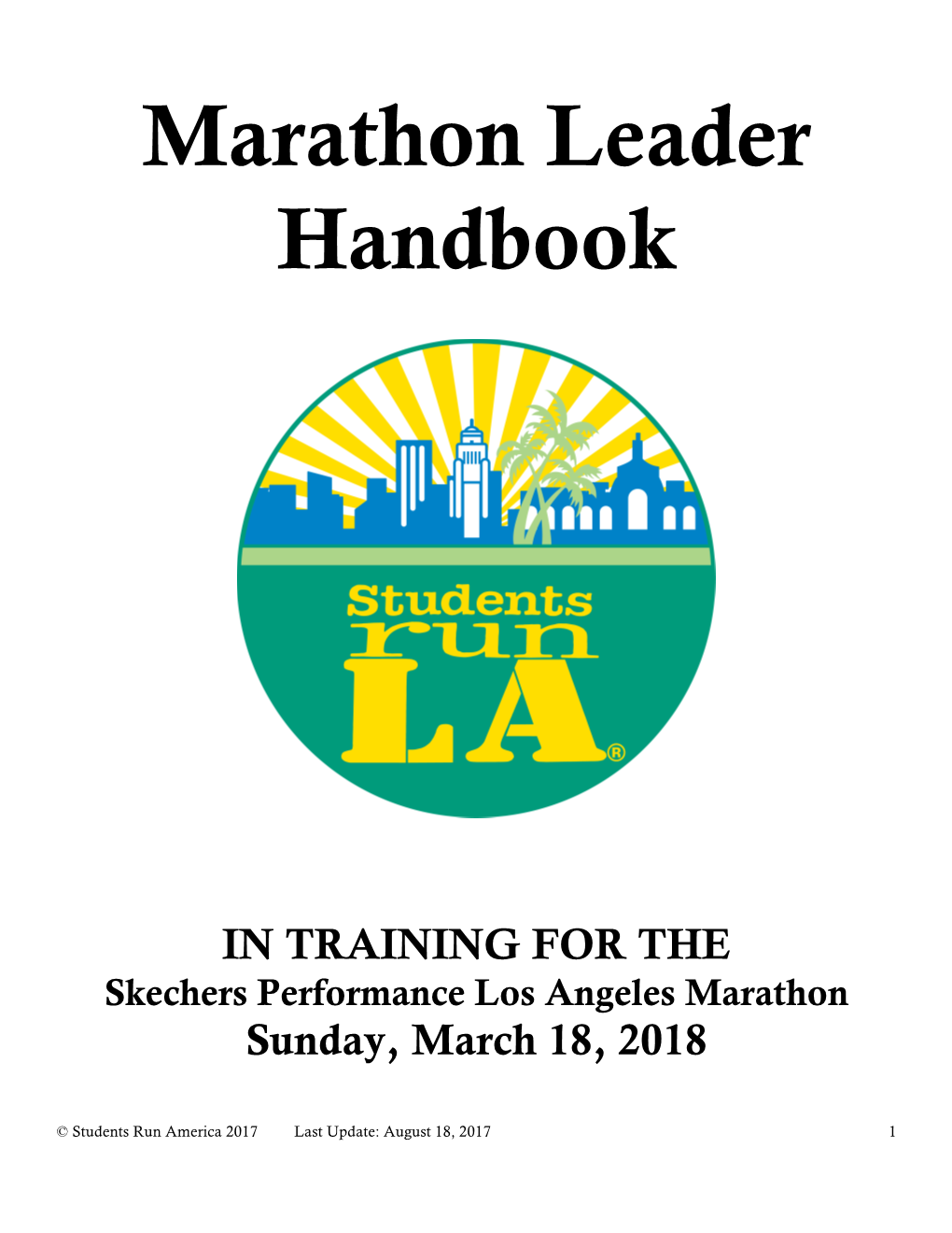 Marathon Leader Handbook 2017-2018 V2