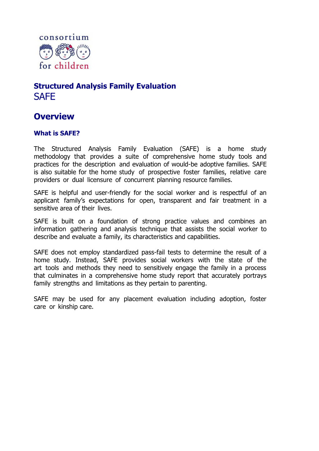 Microsoft Word - Structured Analysis Family Evaluation.DOC