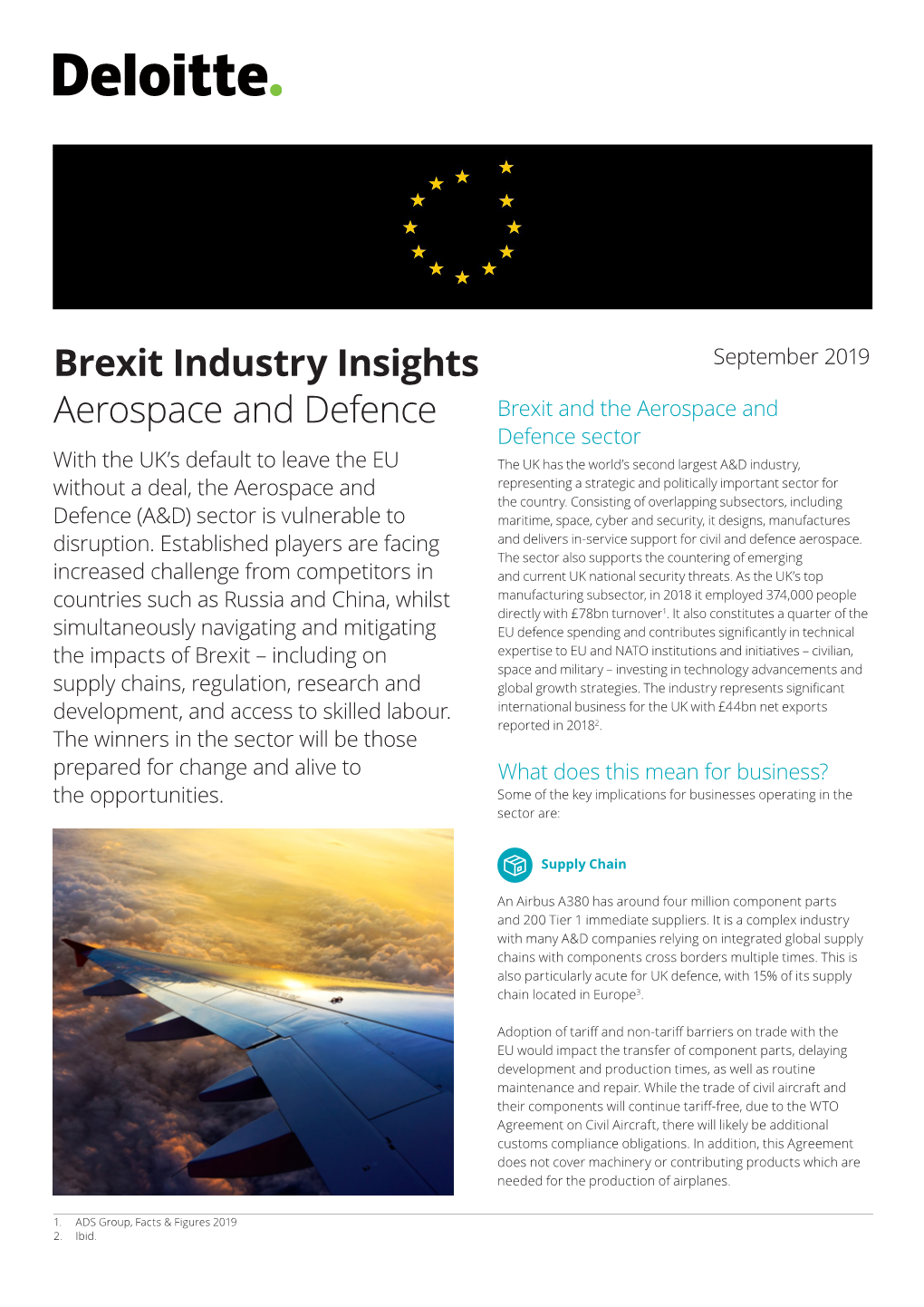 Brexit Industry Insights Aerospace and Defence