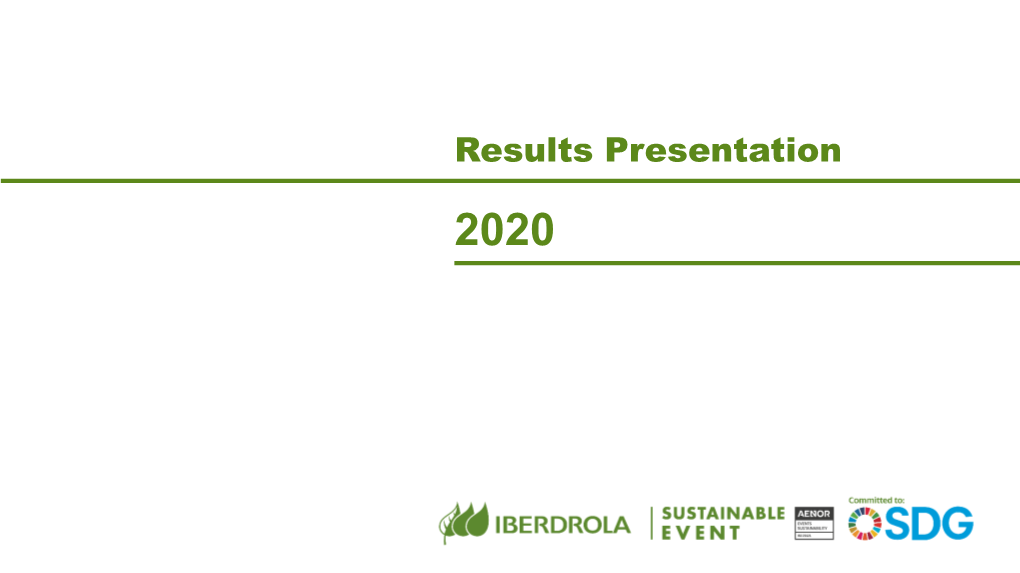 Results Presentation 2020