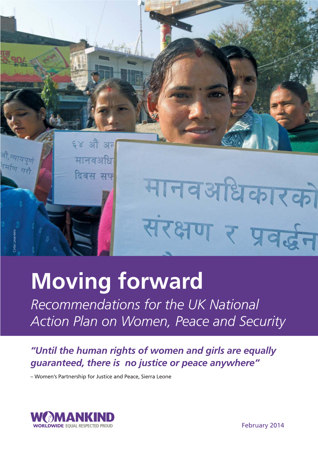 Page 1 Moving Forward Recommendations for the UK