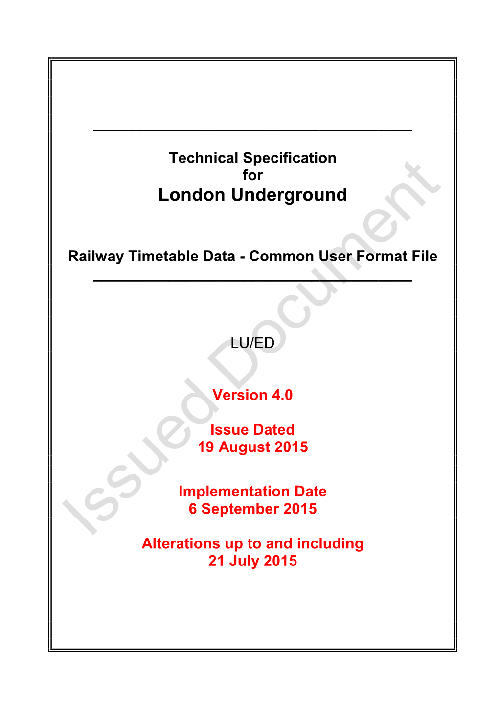 London Underground