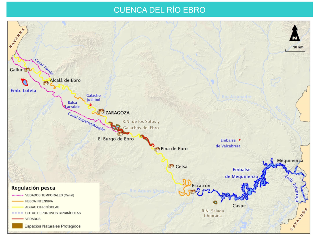 CUENCA DEL RÍO EBRO Regulación Río Tramo Regulación Tramo