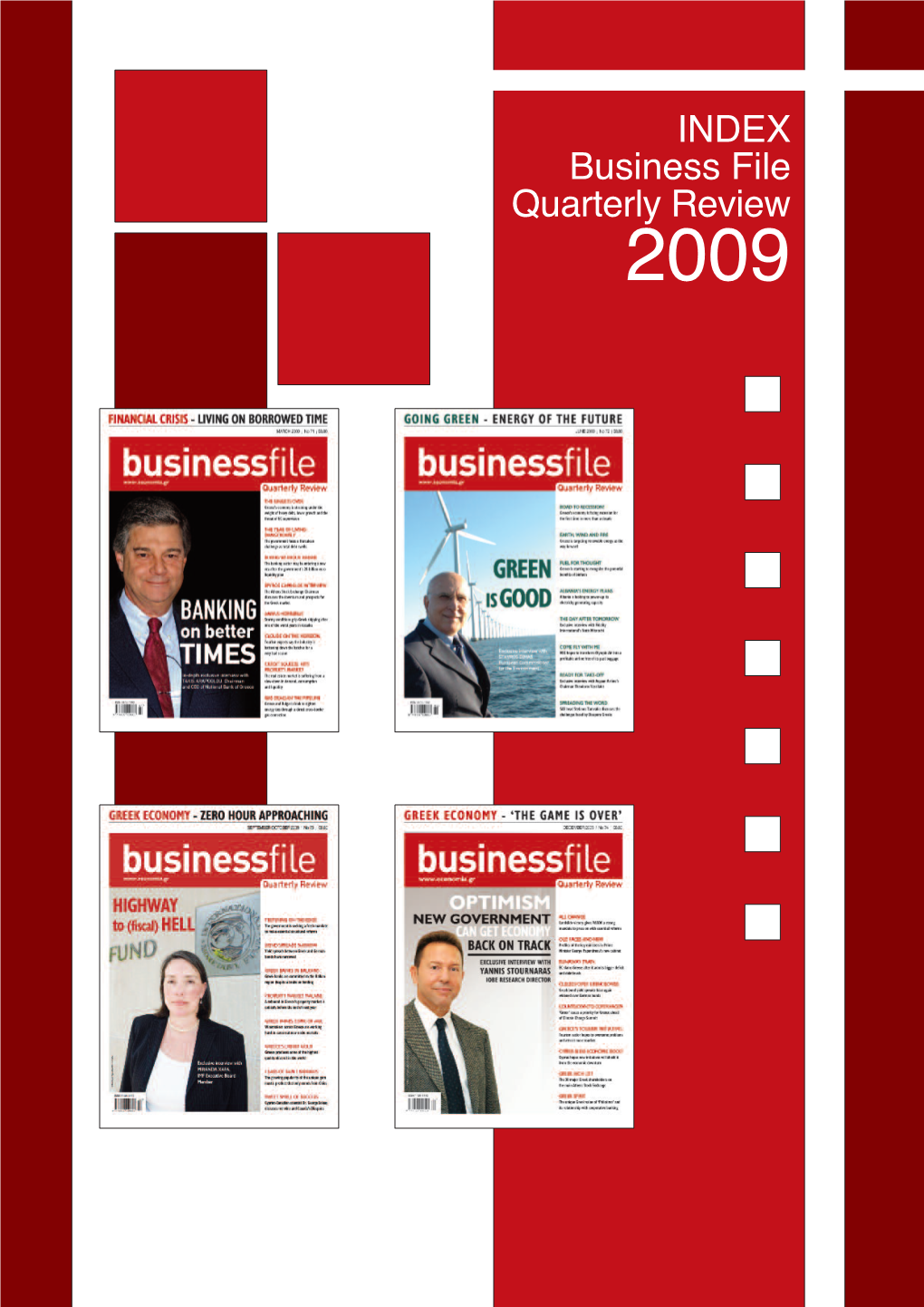 Business File Quarterly Review 2009 INDEX Business File Quarterly Review 2009