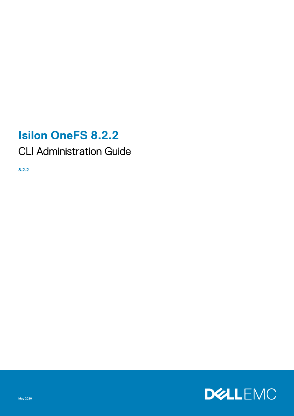 Isilon Onefs 8.2.2 CLI Administration Guide