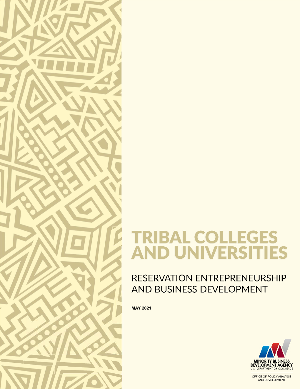 Tribal Colleges and Universities White Paper