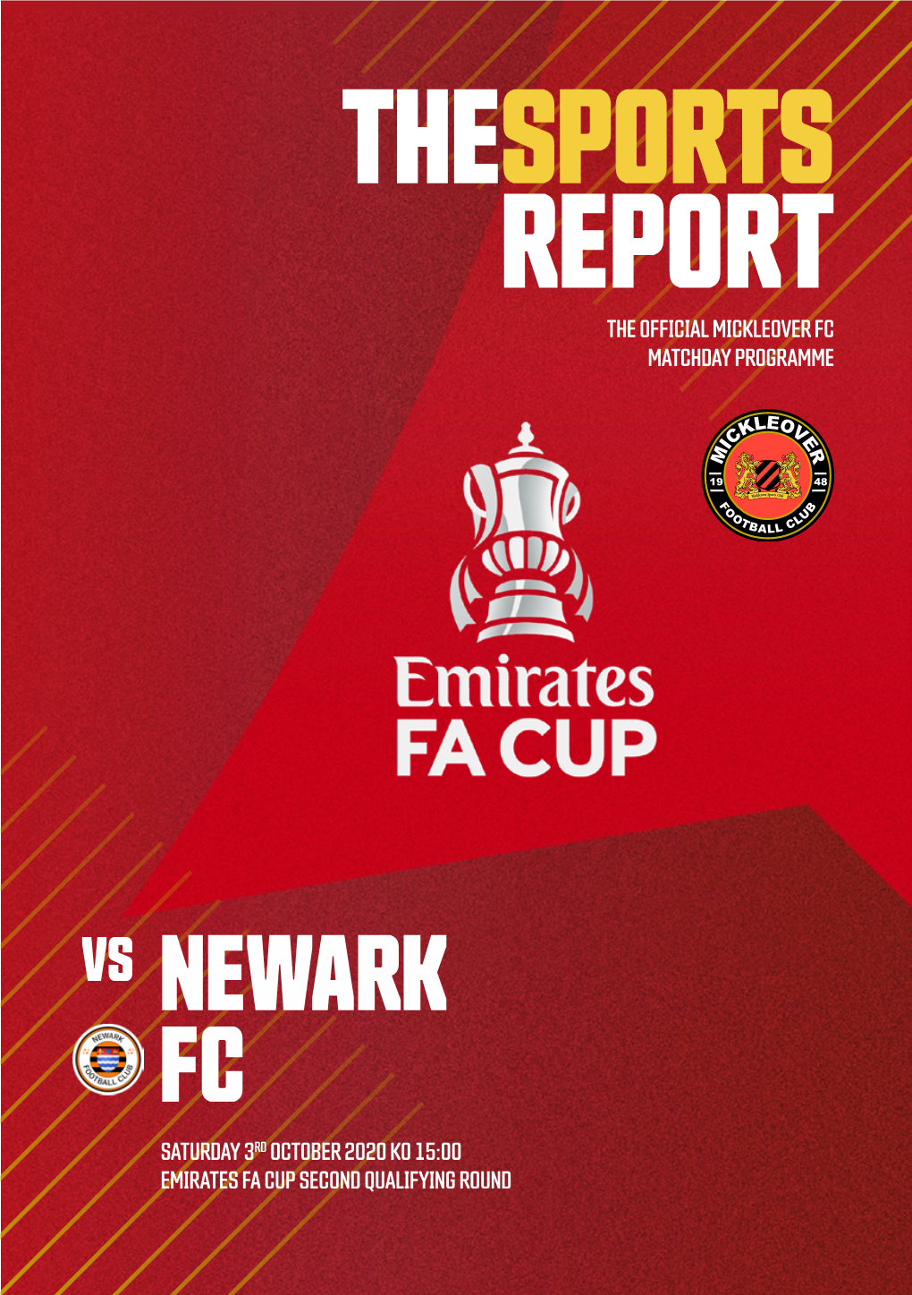 Thesports Report the Official Mickleover Fc Matchday Programme