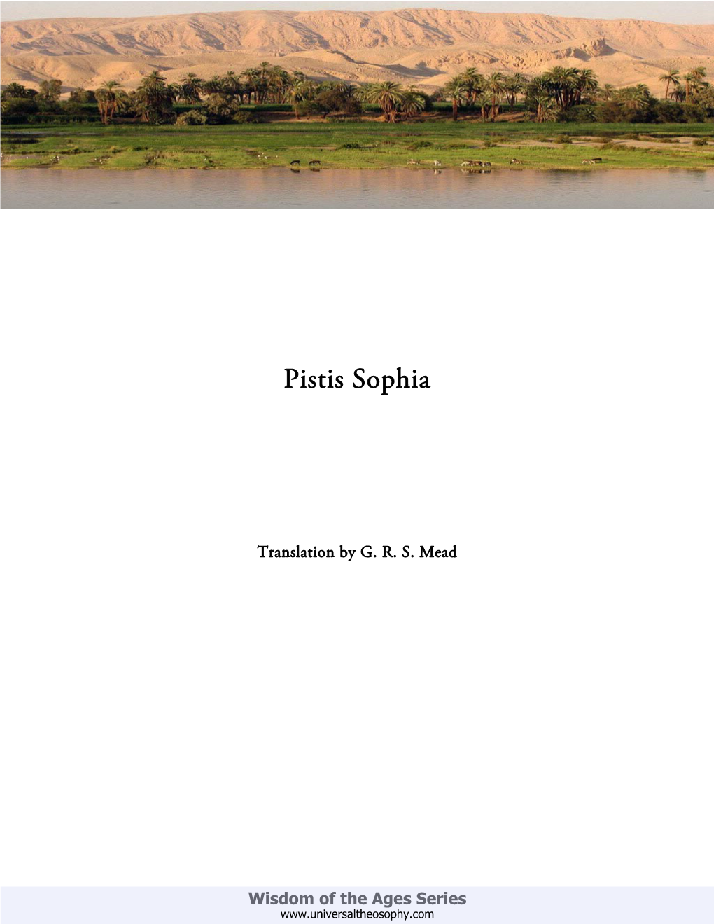 Pistis Sophia