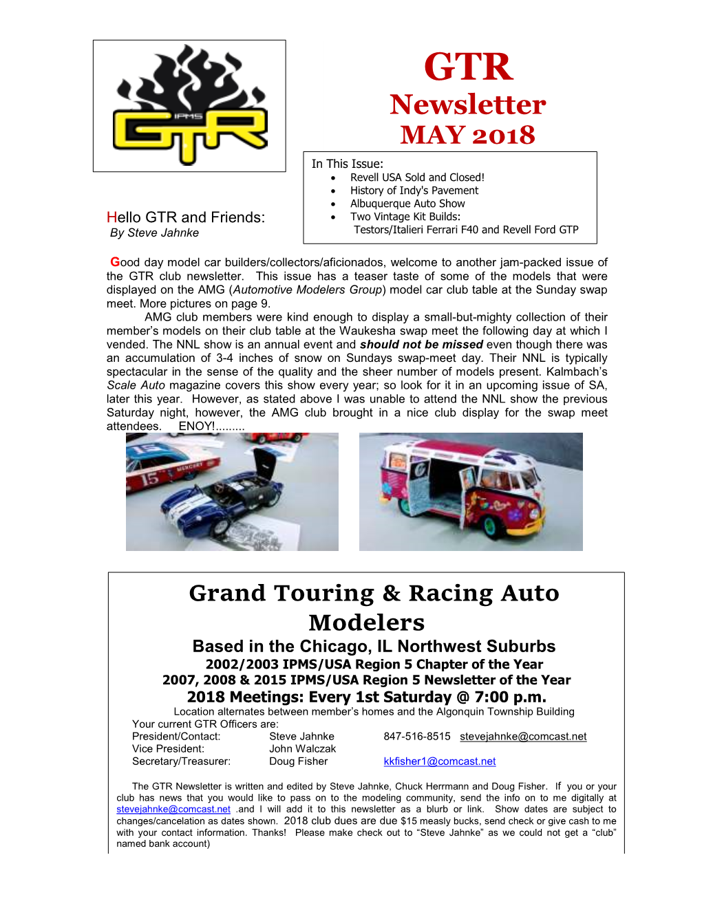 Newsletter MAY 2018