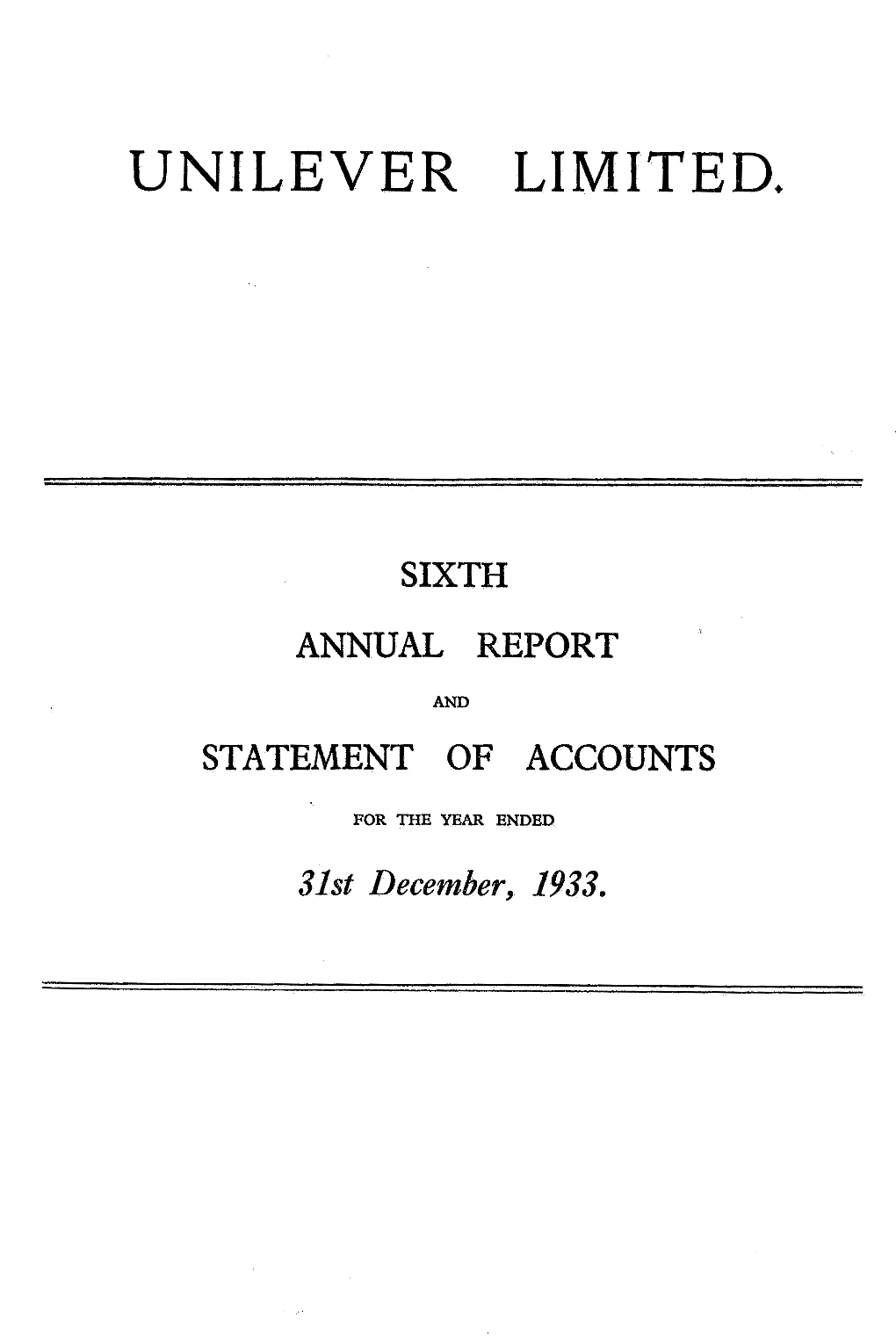 1933 Annual Report