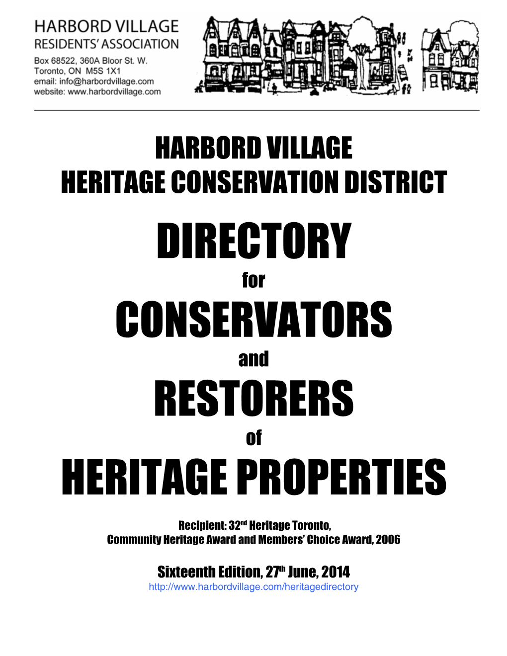Harbord Village HCD Trades Directory
