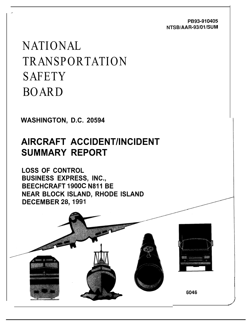 Aircraft Accident/Incident Summary Report