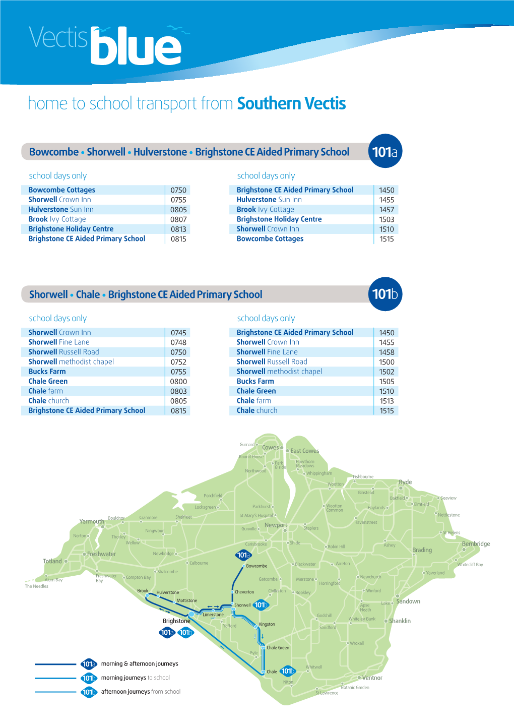 Home to School Transport from Southern Vectis