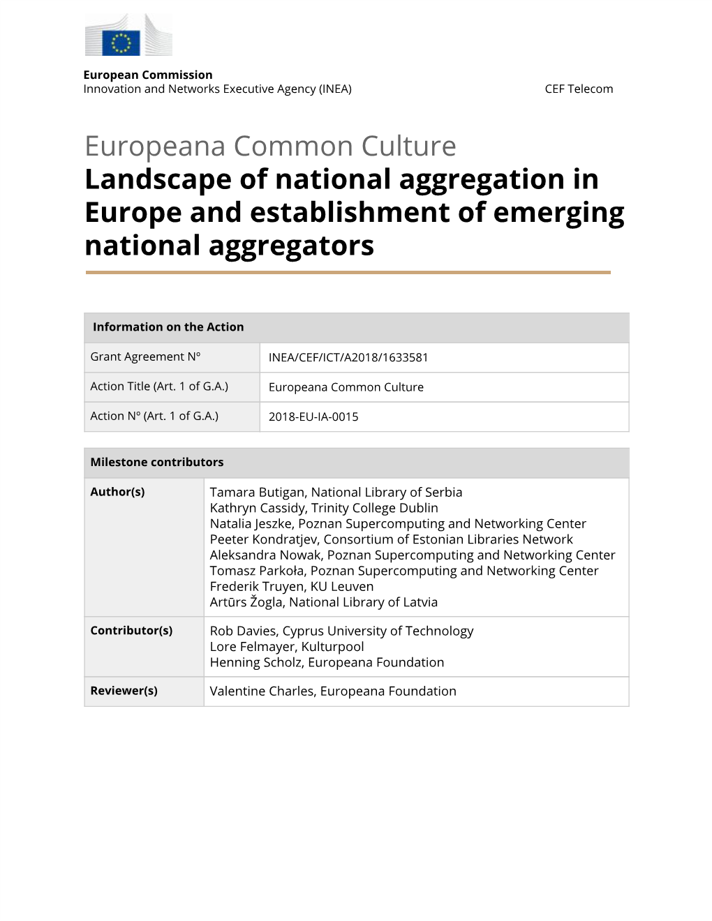 MS3 Landscape of National Aggregation In