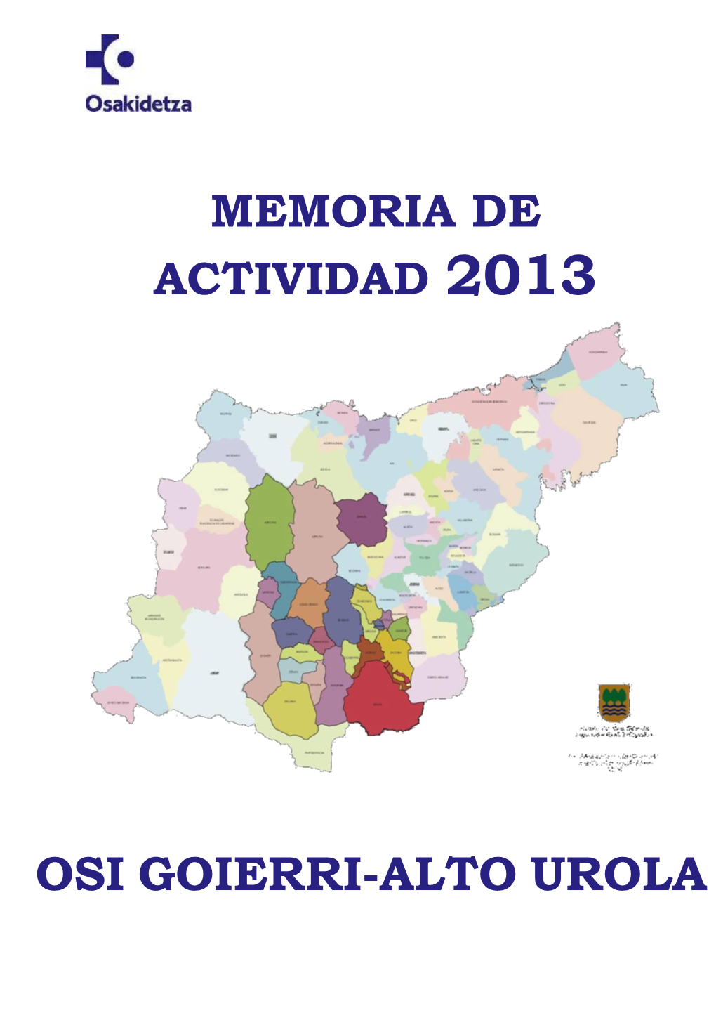 Memoria De Actividad 2013