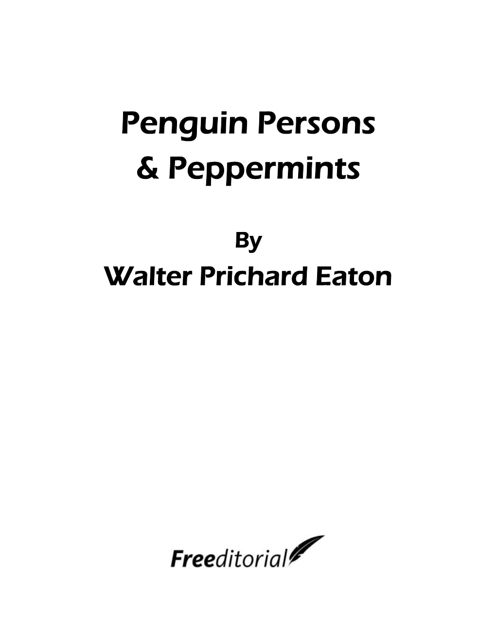 Penguin Persons & Peppermints