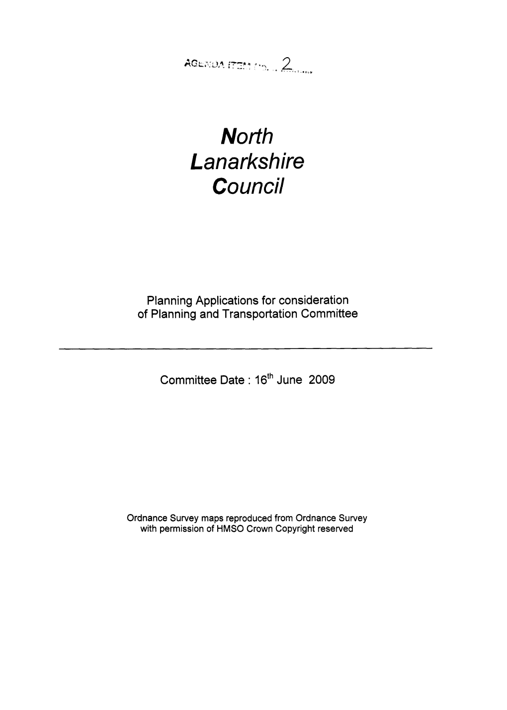 North Lanarkshire Council and NHS Lanarkshire) to Allow for the Expansion of the Hallcraig Street Car Park