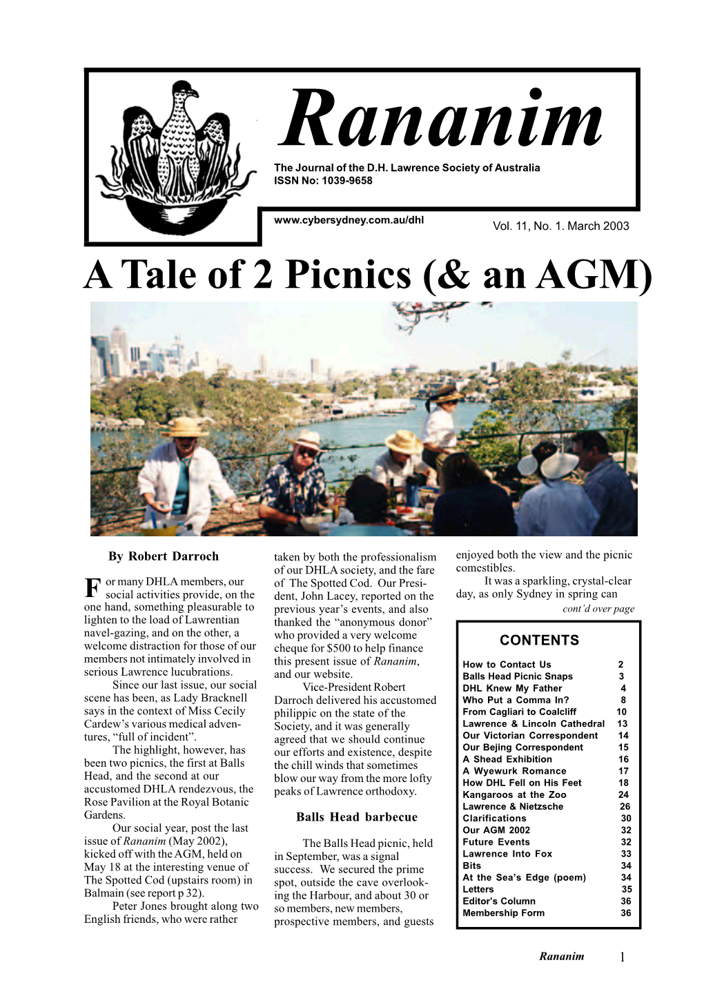 Vol 11, No. 1, March 2003