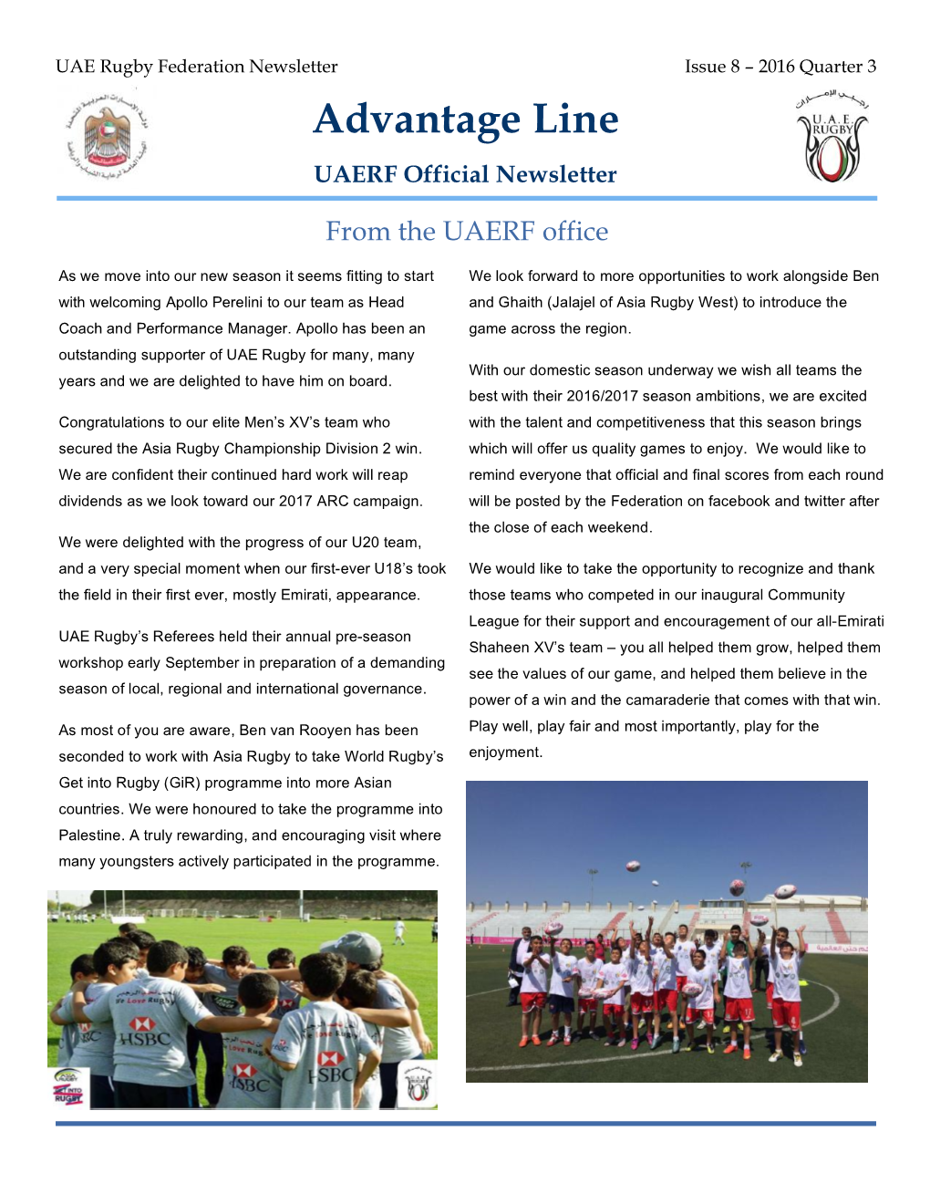 UAERF Newsletter Issue 8