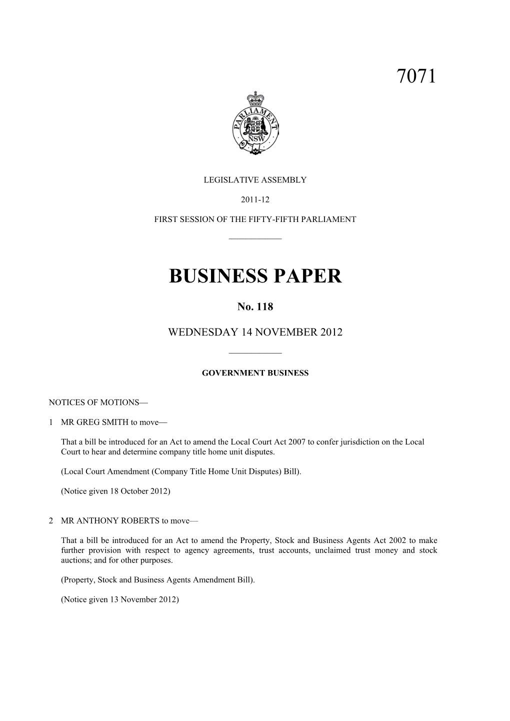 7071 Business Paper