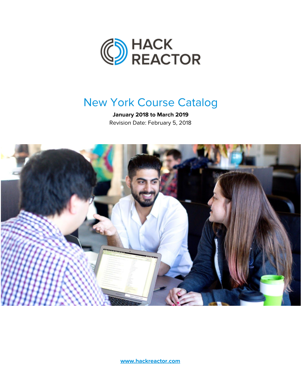 New York Course Catalog January 2018 to March 2019 Revision Date: February 5, 2018