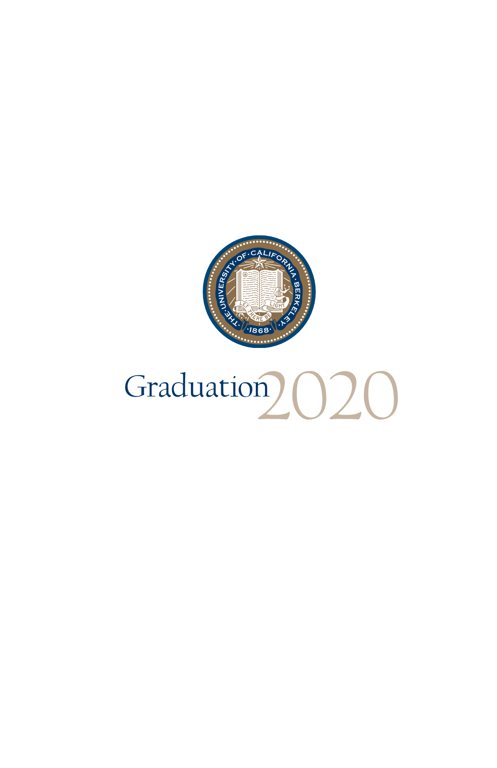 Graduation2020 H14137 University of California, Berkeley Department of Economics