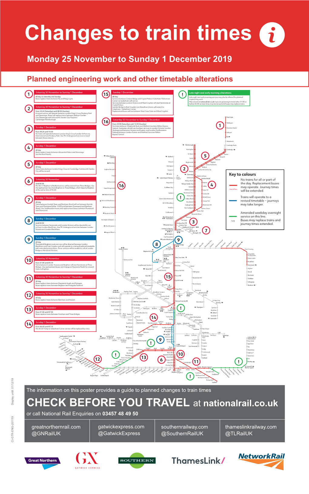 CHECK BEFORE YOU TRAVEL at Nationalrail.Co.Uk