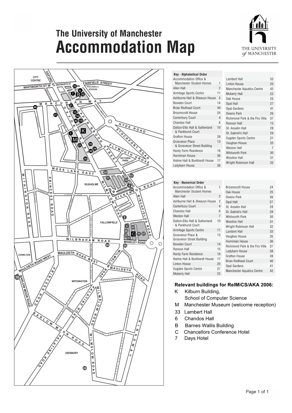 Accomm Map Pdf Download B&W