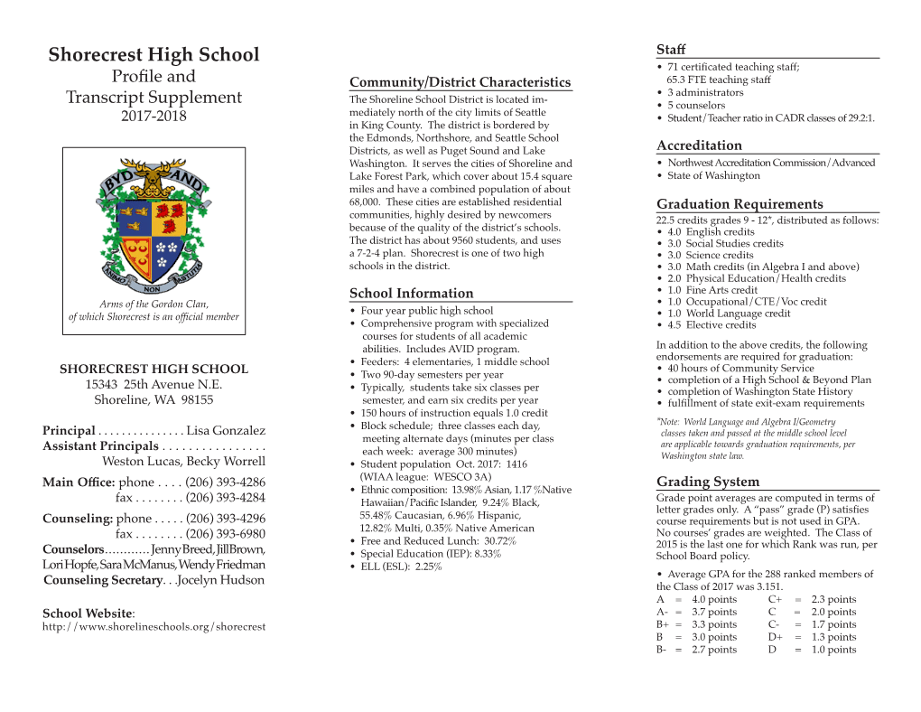 Shorecrest High School