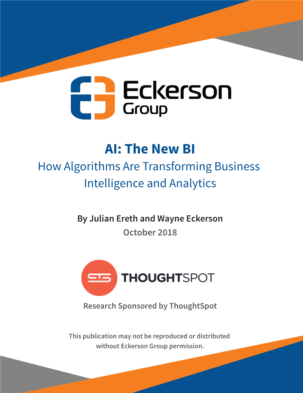 AI: the New BI How Algorithms Are Transforming Business Intelligence and Analytics